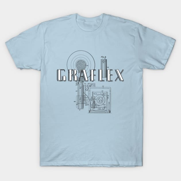 Graflex Camera T-Shirt by 3Cell